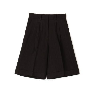 ＜maison TOMORROWLAND＞レーヨンリネンブッチャー　バミューダパンツ