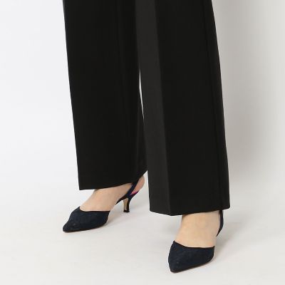 レーヨンナイロンダブルクロス　ソフトフレアパンツ