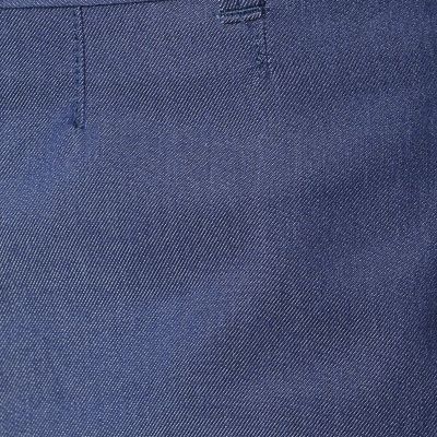 シャンブレーツイル　ベルテッドワイドパンツ