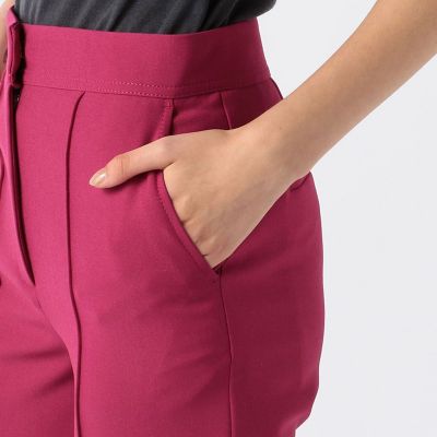 スムースストレッチ　ブーツカットパンツ