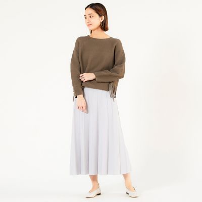 ミラノリブ フレアミディスカート | maison TOMORROWLAND/メゾン  