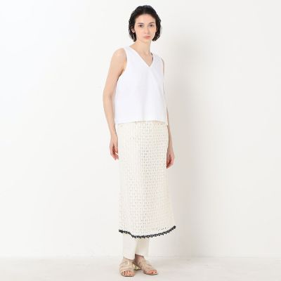 ＜maison TOMORROWLAND＞Ｉラインミディスカート