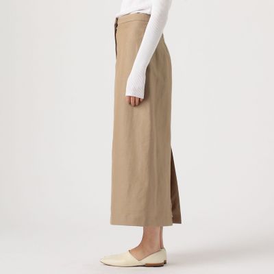 DORMEUIL×Ballsey リネンウール Iラインマキシ  