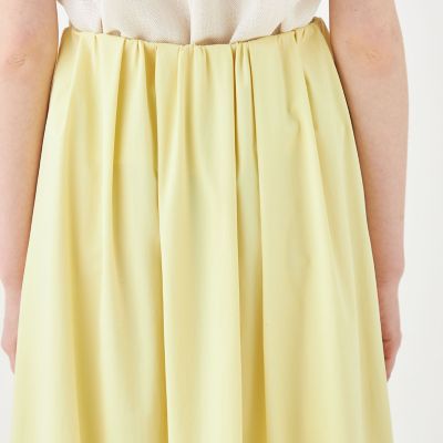 ラッシュストレッチ　タックギャザースカート