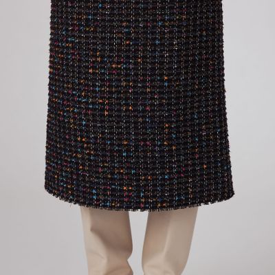 カラフルフラッグツイード ペンシルタイトスカート | maison