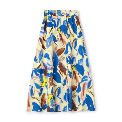 Ballsey フルリールプリント ロングフレアスカート　トゥモローランド36 フルリールプリント ロングフレアスカート | maison TOMORROWLAND