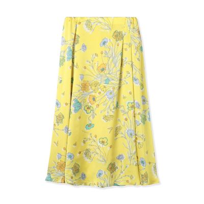 ＜maison TOMORROWLAND＞【別注】ｍａｎｉｐｕｒｉ　ｆｏｒ　Ｂａｌｌｓｅｙ　Ｃｏｌｌａｇｅ　Ｂｌｏｏｍ　アシンメトリータックスカート