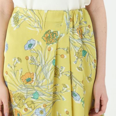 【別注】ｍａｎｉｐｕｒｉ　ｆｏｒ　Ｂａｌｌｓｅｙ　Ｃｏｌｌａｇｅ　Ｂｌｏｏｍ　アシンメトリータックスカート