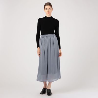 ＊新品　DOUBLE MAISONドゥーブルメゾン　ミモレスカート 新品DOUBLE MAISONドゥーブルメゾンミモレスカート
