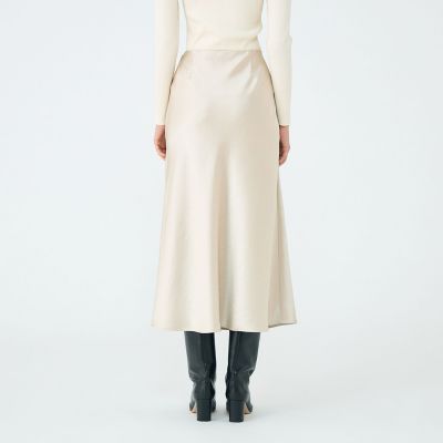 グリッツィーサテン マーメイドスカート | maison TOMORROWLAND/メゾン