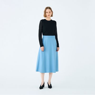 ミリングツイル サーキュラースカート | maison TOMORROWLAND/メゾン