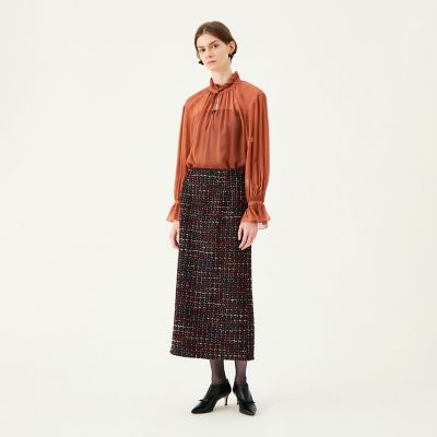 未使用級 DOLCE&GABBANA レオパード タイトスカート シルク 46 Gina ペンシルタイトスカート | maison TOMORROWLAND/メゾン