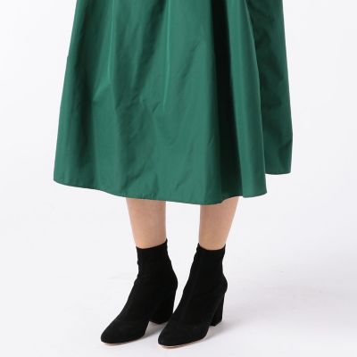 ポリエステルタフタ　ランダムタックスカート