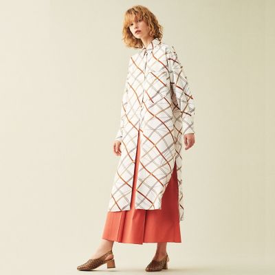 ブライドルプリント ロングシャツワンピース | maison TOMORROWLAND