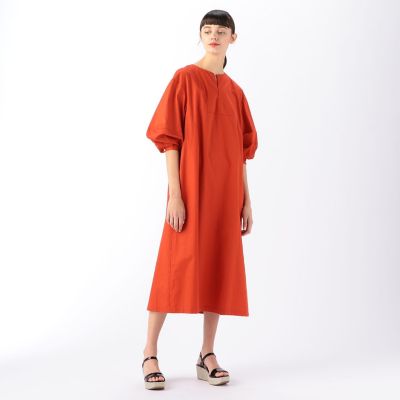 2084Aゴーシュ　リネン100%ワンピース 裏地付き キーネック 173541122.jpg?cmsp_timestamp=