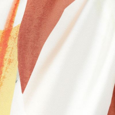 美品『ボールジィ』ハンドペインティングプリント バックオープンシャツワンピース 美品『ボールジィ』ハンドペインティングプリント バック