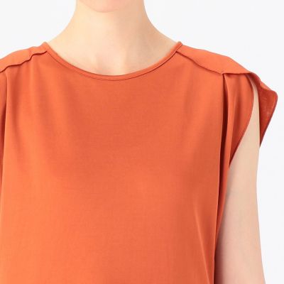 ティックジャージー クルーネックワンピース | maison