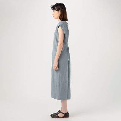 レーヨンリネンタンブラー バックタックワンピース | maison