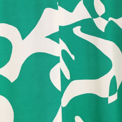 【タイムセール：６月３０日（月）午前９時３０分迄】ウェイビープリント　フレアワンピース