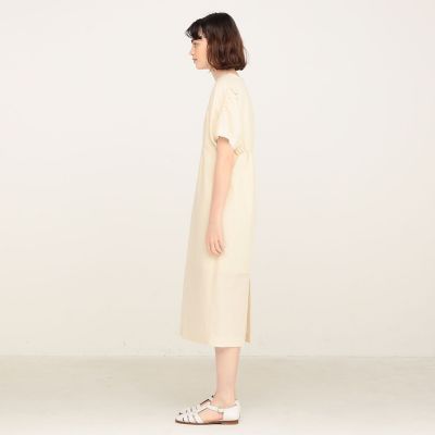 リネンコットンワンピース セール】 リネンコットンムーブ Vネックワンピース （ロング