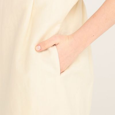 リネンコットンムーブ Vネックワンピース | maison