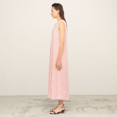 Munsingwear ストライプ ノースリーブワンピース Munsingwear ストライプ ノースリーブワンピース LL - メルカリ