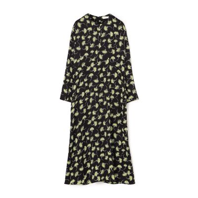 パトリニアプリント バックタックワンピース | maison TOMORROWLAND