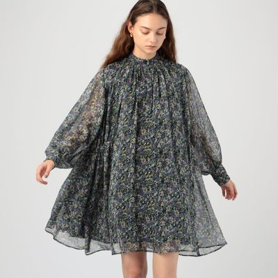 エトロ☆フローラルプリント レースミニワンピース shesty-8.jpg