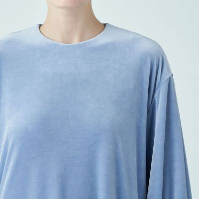 ストレッチベロア ボリュームスリーブワンピース | maison