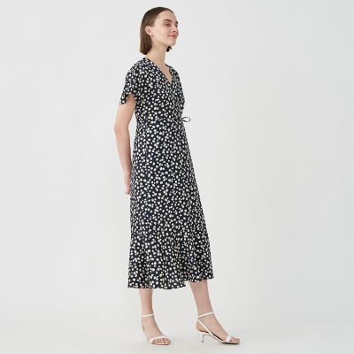 トゥモローランド Ballsey プティフラワープリント カシュクールワンピース プティフラワープリント カシュクールワンピース | maison