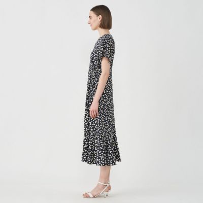 プティフラワープリント カシュクールワンピース | maison