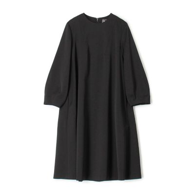 【タイムセール：６月３０日（月）午前９時３０分迄】マットサテン　Ａラインワンピース