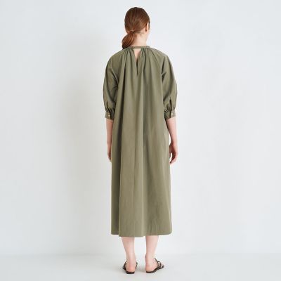 MILAE ワンピース フリルウエストギャザーロングワンピース
