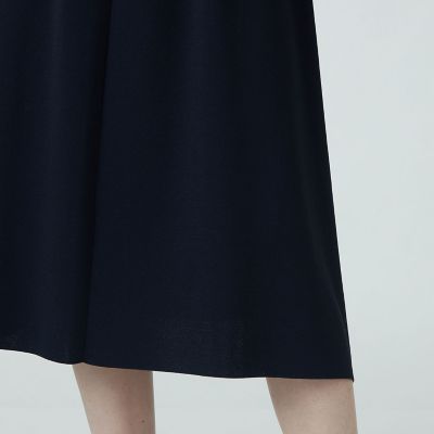 アセテートナイロンミラノリブ ハイウエストワンピース | maison