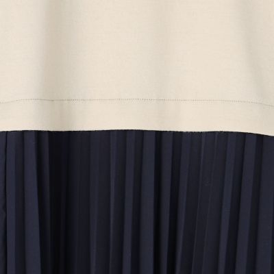 ミルドジャージーコンビ　クルーネックワンピース