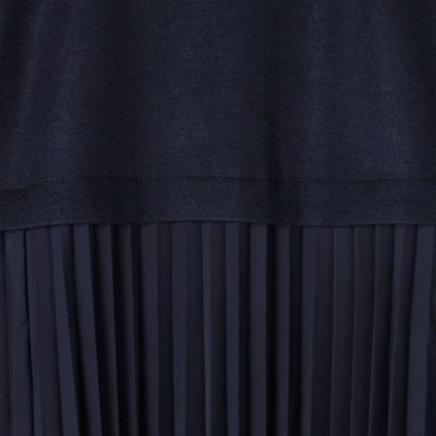 ミルドジャージーコンビ　クルーネックワンピース