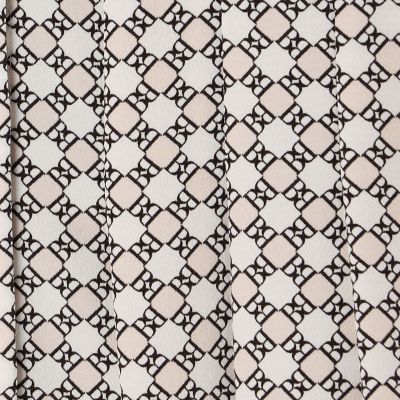 ＢＢダイアゴナルプリント　ウエストタックフレアワンピース