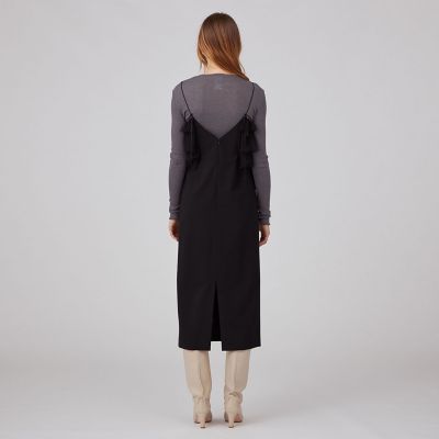 シフォンチュール　キャミソールワンピース
