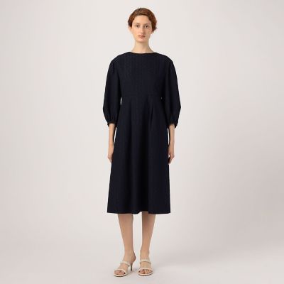 バブルジャカード パフスリーブワンピース | maison TOMORROWLAND