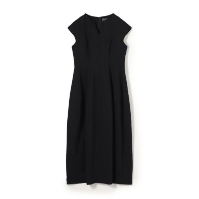 スティフダブルクロス バレルシルエットワンピース | maison