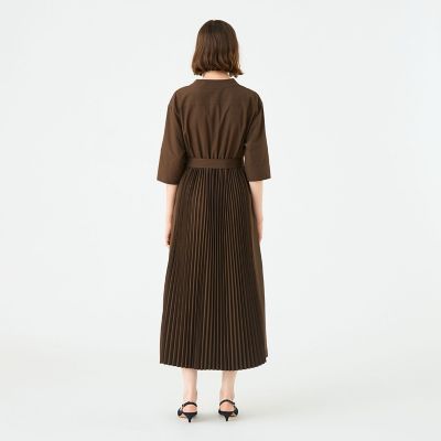 スパンブロード シャツワンピース | maison TOMORROWLAND/メゾン