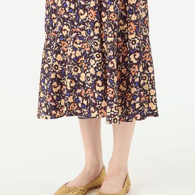 フィールドフラワープリント　カシュクールワンピース