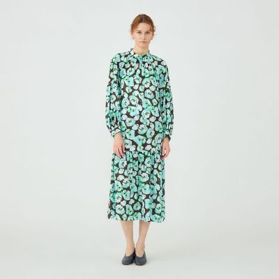 美品✨トゥモローランド 花柄ティアードワンピース Aライン Sサイズ a022 美品✨トゥモローランド 花柄ティアードワンピース Aライン Sサイズ