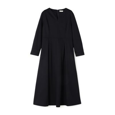 ＜maison TOMORROWLAND＞【予約商品１月上旬以降順次お届け】コットンブレンドアムンゼン　フィット＆フレアワンピース