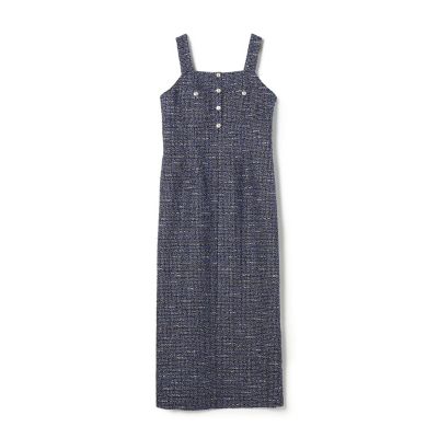 ＜maison TOMORROWLAND＞【予約商品３月下旬以降順次お届け】エアリーファンシーツイード　ジャンパースカート