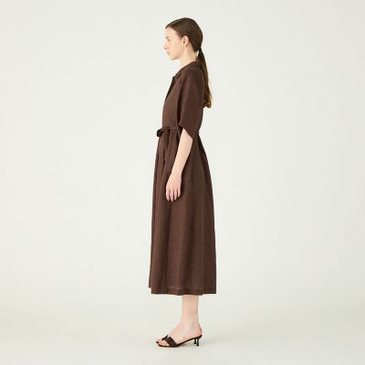 タンドゥルリネン Aラインスキッパーワンピース | maison