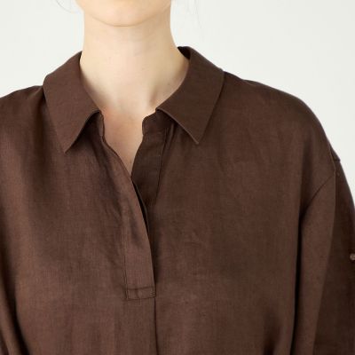 タンドゥルリネン Aラインスキッパーワンピース | maison