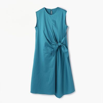 ＜maison TOMORROWLAND＞コットン　アシンメトリーワンピース