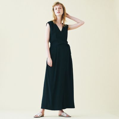 ＜maison TOMORROWLAND＞レーヨンナイロン　カシュクールコンビネゾン