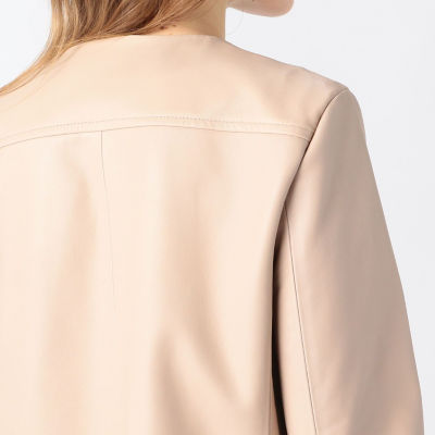 ラムレザー ジップアップブルゾン | maison TOMORROWLAND/メゾン